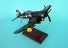 USMC - Chance-Vought - F4U-5N Night Corsair - 1/32 Scale Mahogany Model - C3632F3W