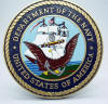 US Department of the Navy Plaque