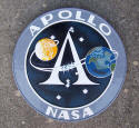 Apollo Program Insignia 14" Mahogany Plaque