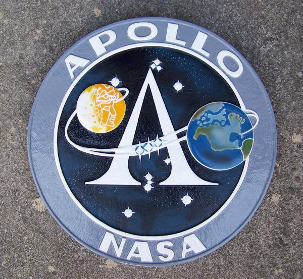 Apollo Program Insignia 14" Plaque